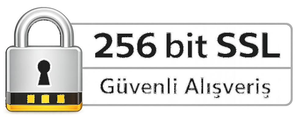 256 Bit SSL Güvenli Alışveriş